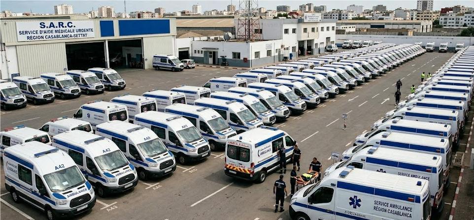 Flotte d'ambulances Ambulance Casablanca